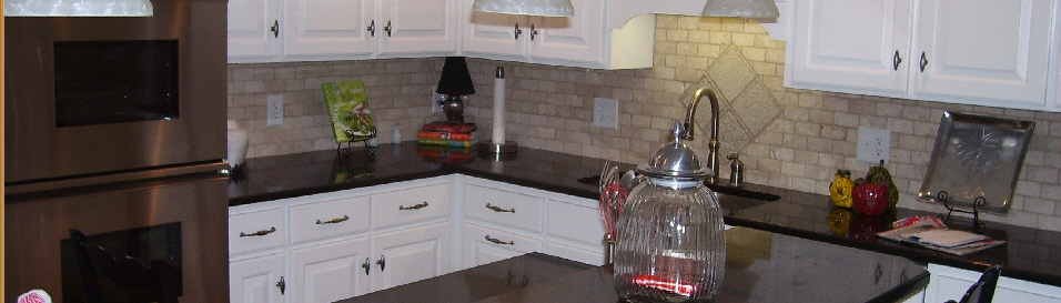 Granite Countertops and Tile Backsplash